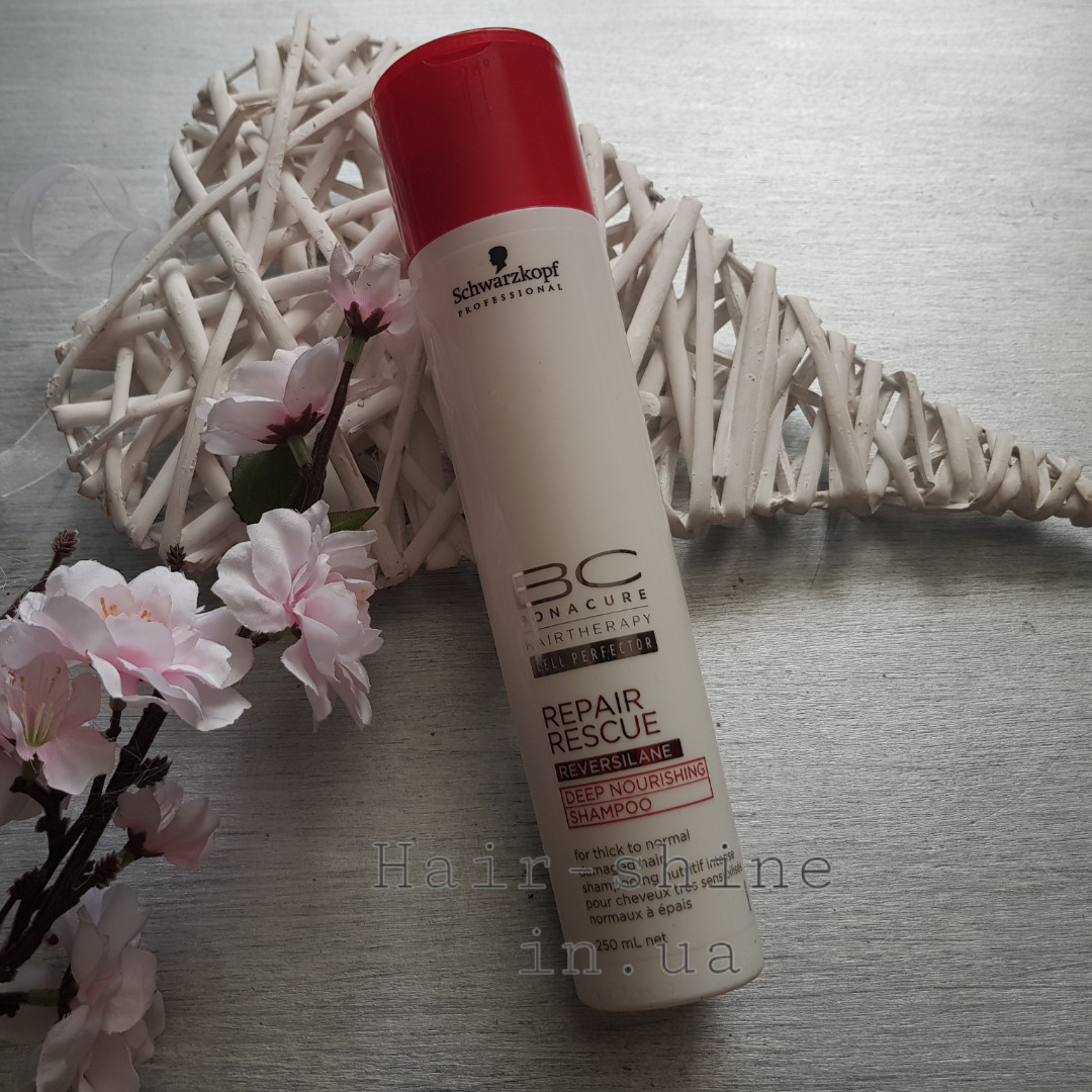 Відновлюючий шампунь для глибокого живлення Schwarzkopf BC Repair Deep Nourishing Shampoo 250 мл