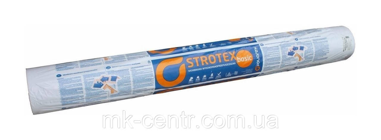 Супердифузійна гідроізоляційна мембрана Strotex Basic 1300