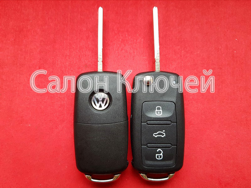 Ключ Volkswagen 3 кнопки 433MHz 5K0837202BH / 5K0837202DH