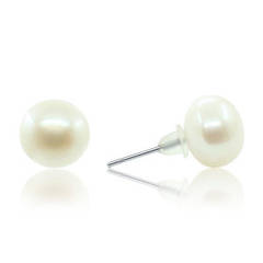Сережки з натуральними перлами Ø6-8мм
