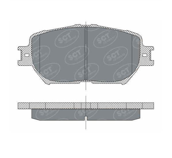 SCT Колодки SP 275 PROFI line