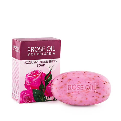 Натуральне живильне мило з трояндовою олією Regina Roses від BioFresh 100 мл, фото 1