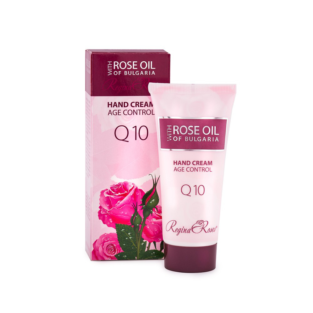 Крем для рук віковий контроль з Q10 та трояндовою олією Regina Roses від BioFresh 50 мл