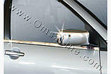 Хром накладки на дзеркала Mitsubishi Lancer 9 2004-2008 (Мітсубісі Лансер), фото 2