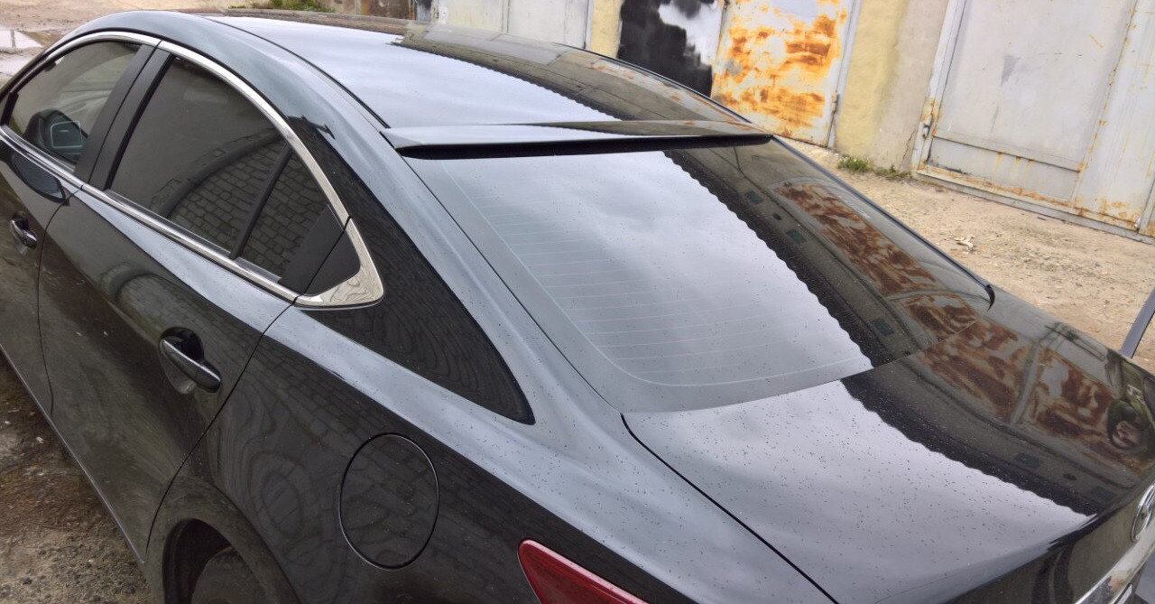 Спойлер бленда козирок на скло Mazda 6 GJ (2012+) широка, фото 1