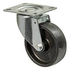 Колесо 4902-NT-125-P, Ø 125 мм, термостійке поворотне колесо з кронштейном, колесо в пекарню, колесо в харчопереробний цех