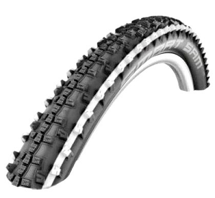 Велокришка Schwalbe Smart Sam Performance Addix 26x2,25 з білою смугою