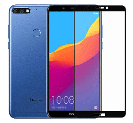 Full Glue захисне скло для Huawei Y7 Prime 2018 - Black