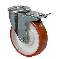 Колесо 5006-N-080-B(50 "Norma") Ø 80 мм, полиуретановое колесо поворотное, колесо для тележки