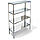 Стелаж металевий 1500 * 800 * 300 мм 3 полиці ДСП на болтовому з'єднанні, фото 7