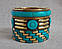 Індійські браслети бірюзового кольору, фото 2