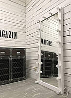 Дзеркало з підсвічуванням Verturm ДСП Біле 18 ламп (Markson TM)