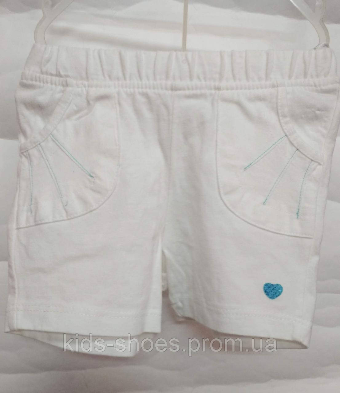 Брендові шорти для дівчинки Beby Clab 0-6 m