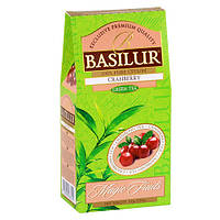 Чай зелений Basilur колекція Чарівні фрукти Журавлина картон 100 г