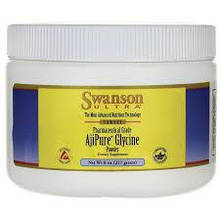 Гліцин, AjiPure Glycine Powder, Pharmaceutical Grade, Swanson, (227 грамів) порошок