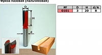 Фреза пазовая D=3 мм 0101