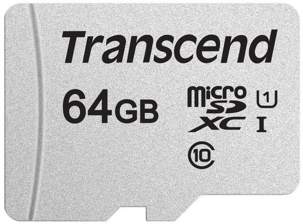 Карта пам'яті Transcend microSDXC 64GB 300S UHS-I U1 без адаптера (TS64GUSD300s)