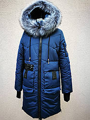 Зимове пальто на дівчинку 163-169