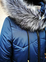 Зимове пальто на дівчинку 163-169, фото 3