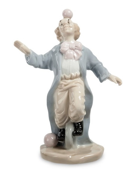 Порцелянова статуетка Клоун 16 см Pavone JP-19/2, фото 1