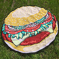 Пляжный коврик гамбургер