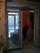 Двері Комфорт Таун на балкон (розсунення) 1785х2680 REHAU ECOSOL DESIGN 70 з двокамерним склопакетом, фото 3