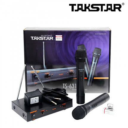 Радісистема Takstar TS-6310 2 бездротові мікрофони, фото 4