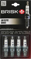Brisk Super LR15YC свічки запалювання 4 шт в блістері