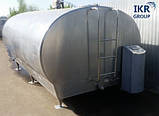 Танк охолоджувач молока Б/У ALFA LAVAL 10000 закритого типу об'ємом 10000 літрів, фото 3