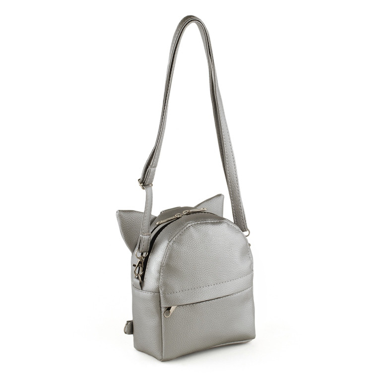 Рюкзак Micro сріблястий натураль_склад_з, фото 1