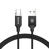 Магнітний USB кабель Baseus Insnap Magnetic 3A Type-C to USB, 1m black
