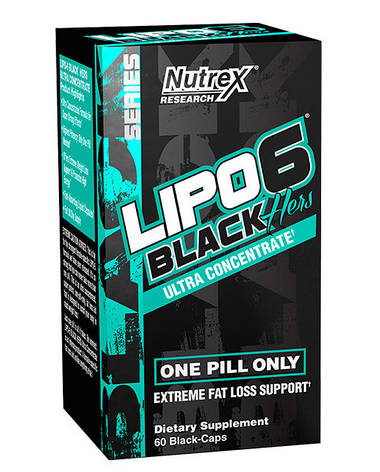 Nutrex Lipo 6 Black Hers Ultra concentrate 60 caps, фото 1