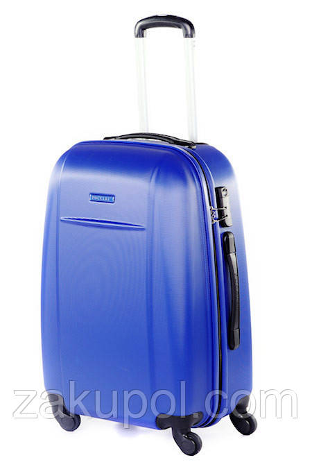 Валіза Puccina ABS 02, середня Синя