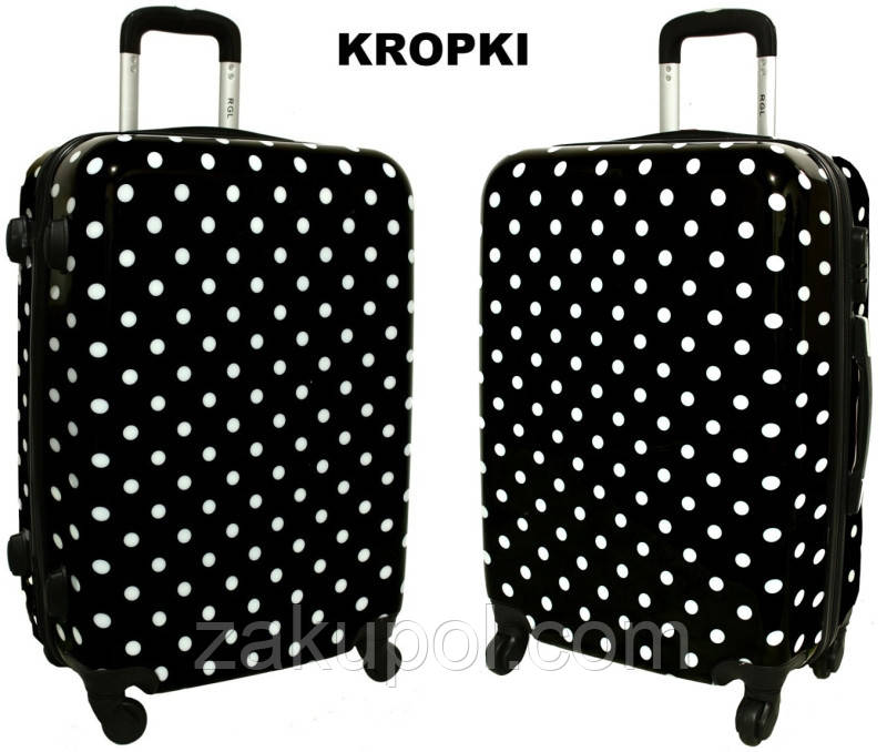 Валіза RGL 5188 велика Kropki