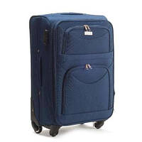 Валіза Suitcase 6802 тканинна, мала Синя