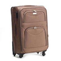 Валіза Suitcase 6802 тканинна, середня Сіра