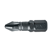Біти ударні 1/4" х 25мм, PH2, HEAVY DUTY, Torsion Impact, 8 шт. STACO