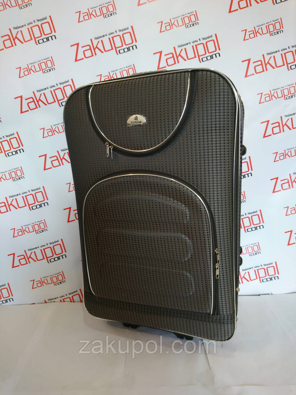 Валіза Suitcase 801 C, велика Сіра