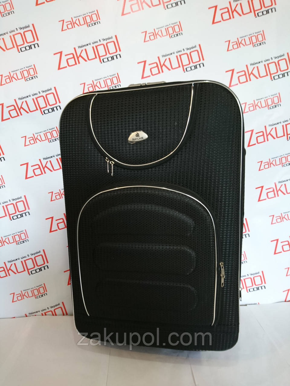 Валіза Suitcase 801 C, велика Чорна