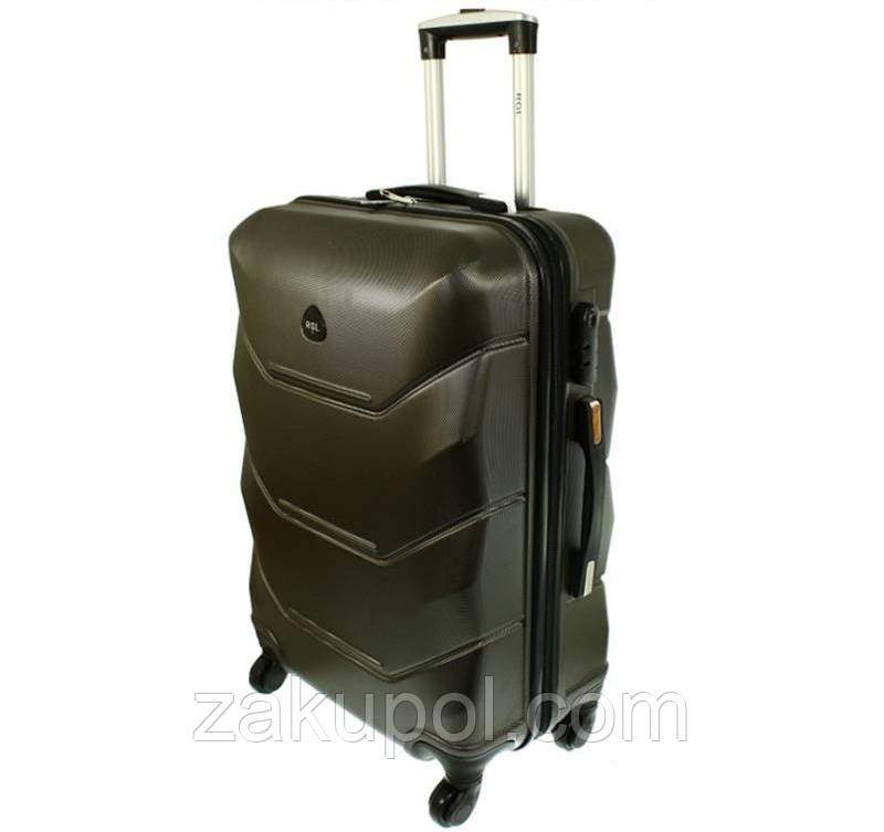 Дорожній пластиковий чемодан RGL 720, середній Графітовий