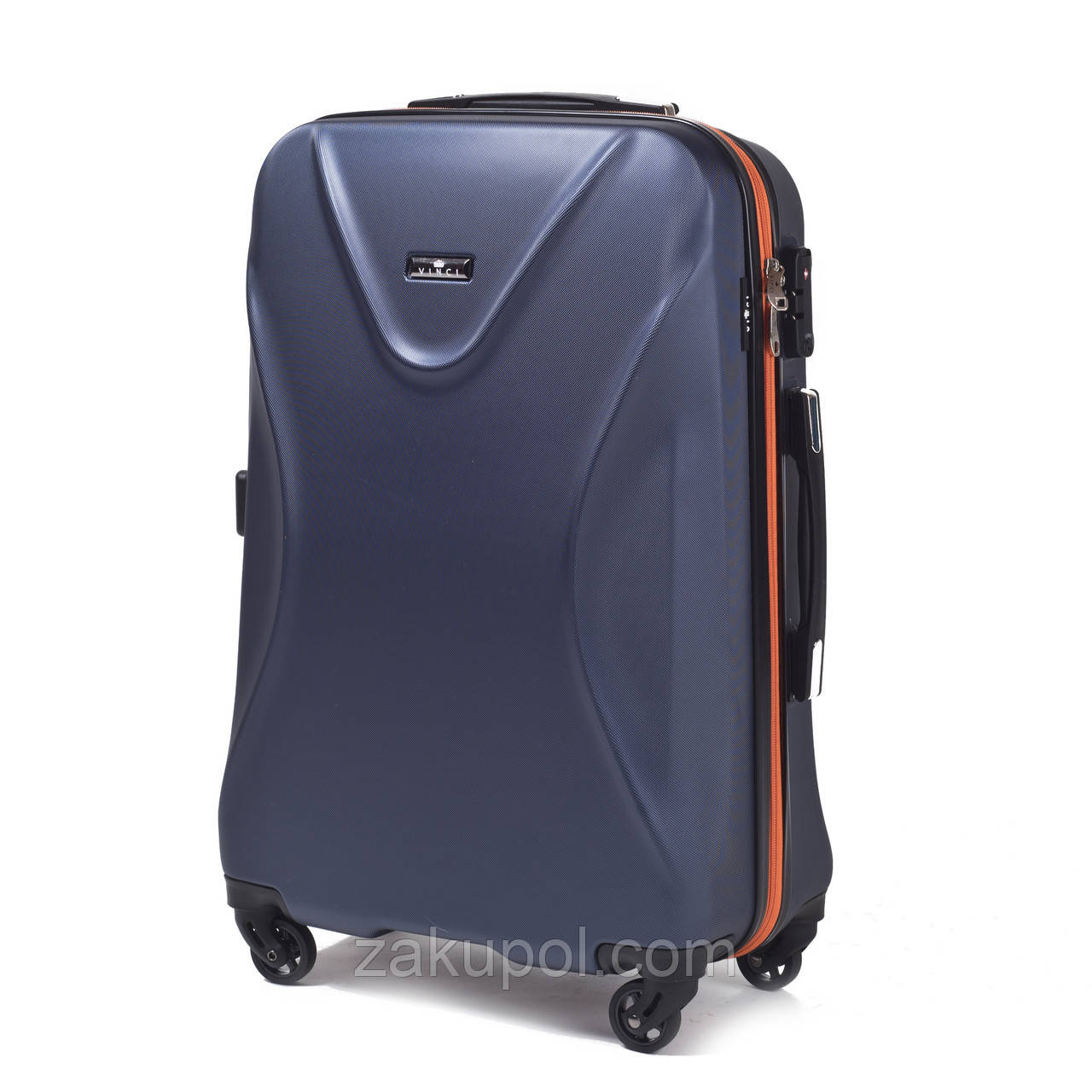 Ультралегкий валізу VINCI 518 (Великий) Синій