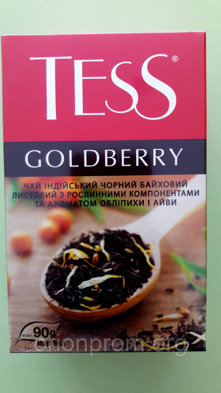 Чай Tess Goldberry 90 г чорний