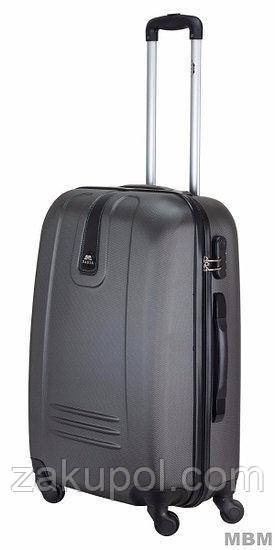 Валіза Suitcase 188, середня Графітова