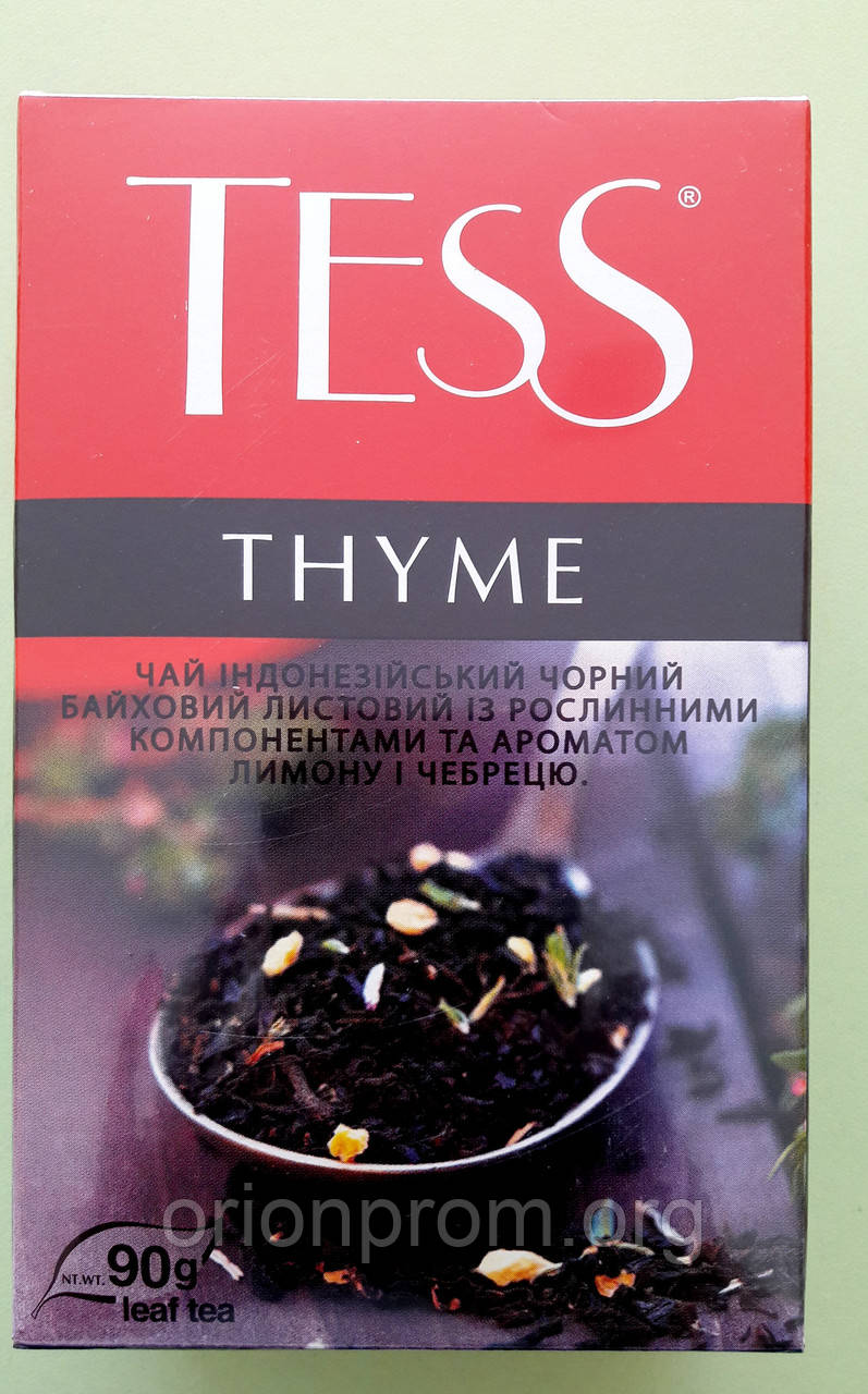 Чай Tess Thyme 90 г чорний