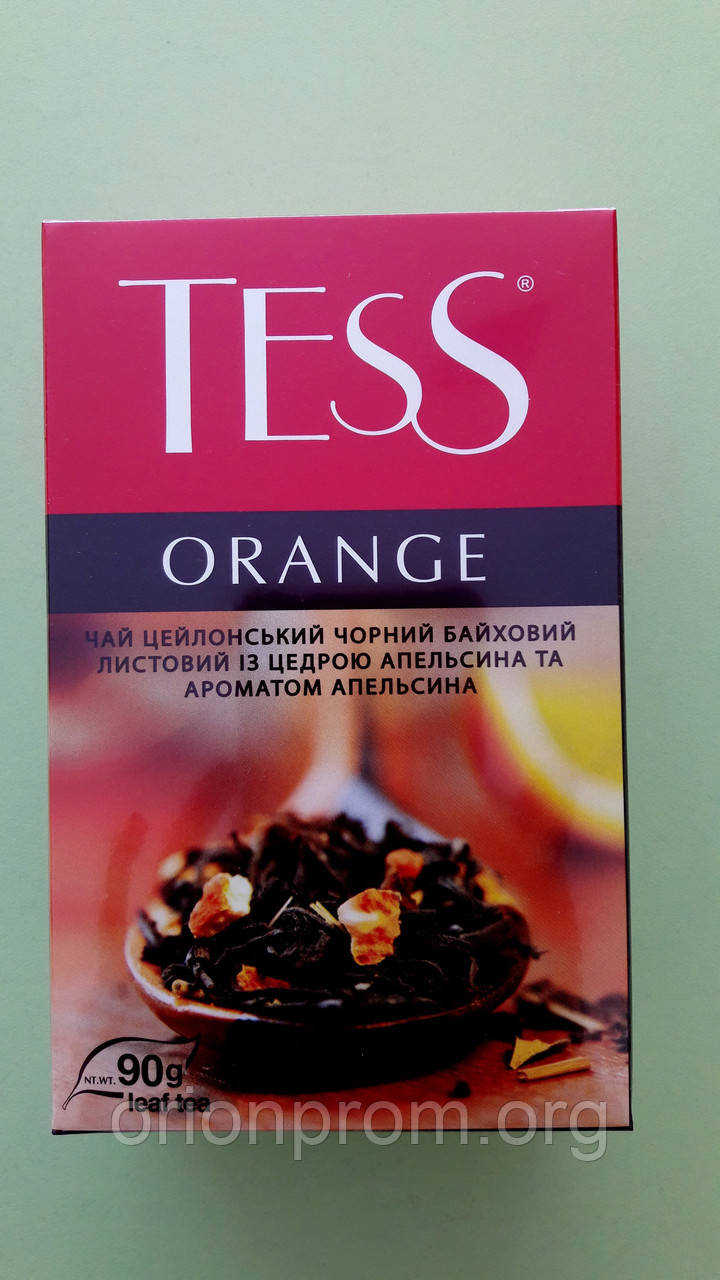Чай Tess Orange 90 г чорний