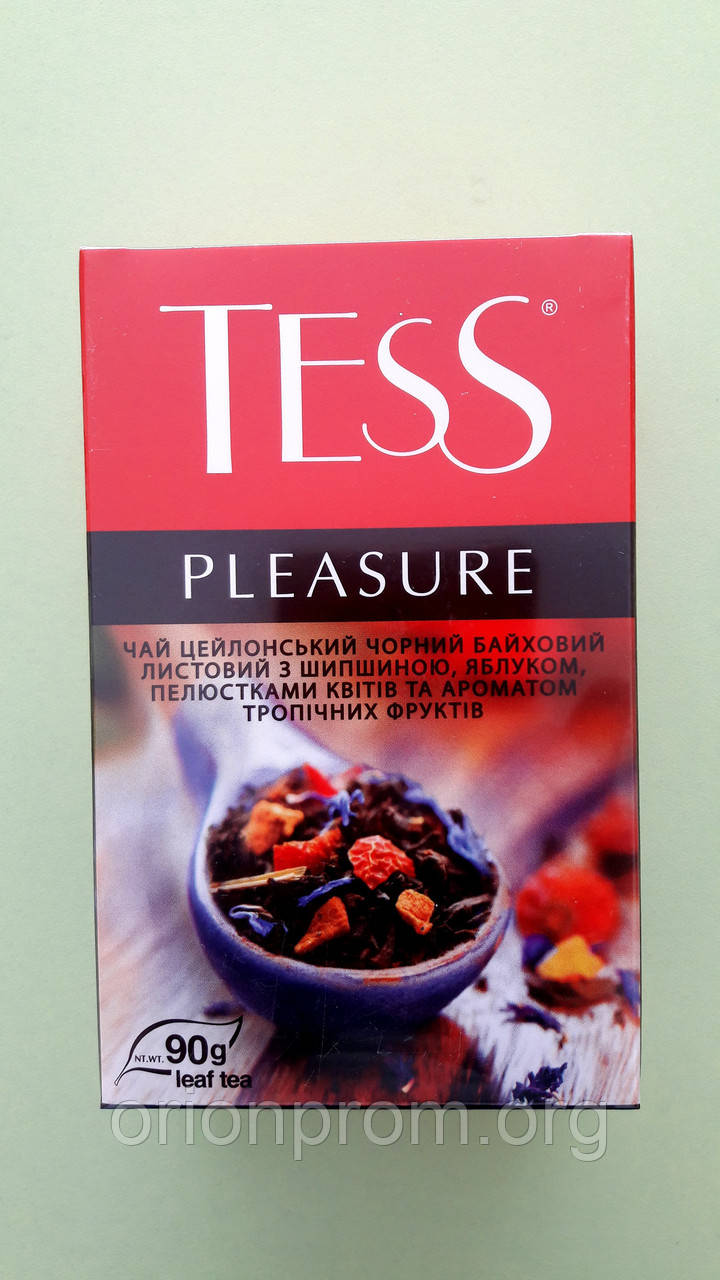 Чай Tess Pleasure 90 г чорний