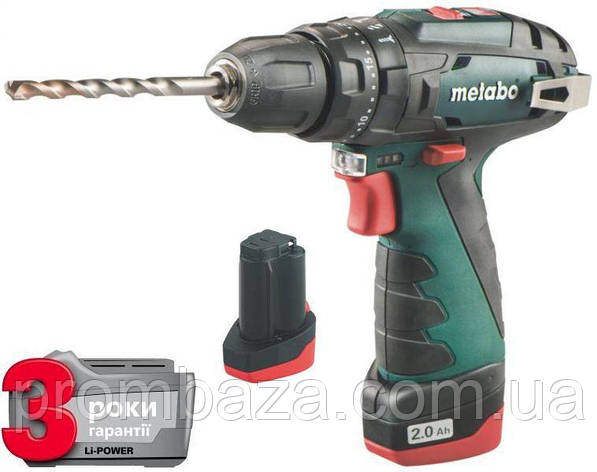 Акумуляторний ударний шурупокрут Metabo PowerMaxx SB, фото 1