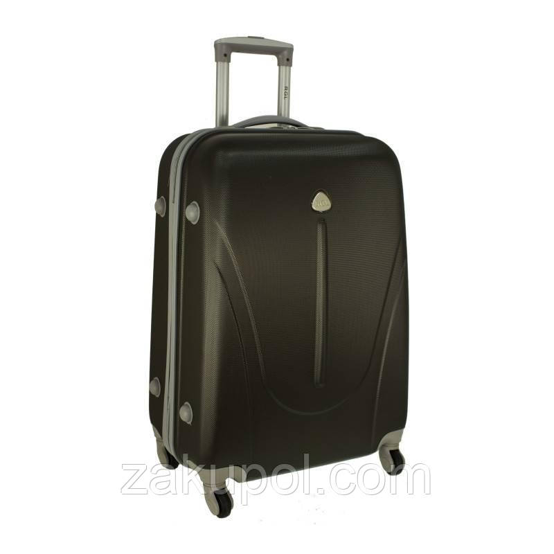 Дорожній чемодан RGL 883 полікарбонат з висувною ручкою на колесах Графітовий, Малий(S)