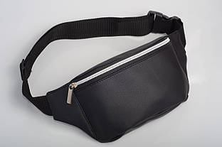 Сумка бананка на пояс чорна