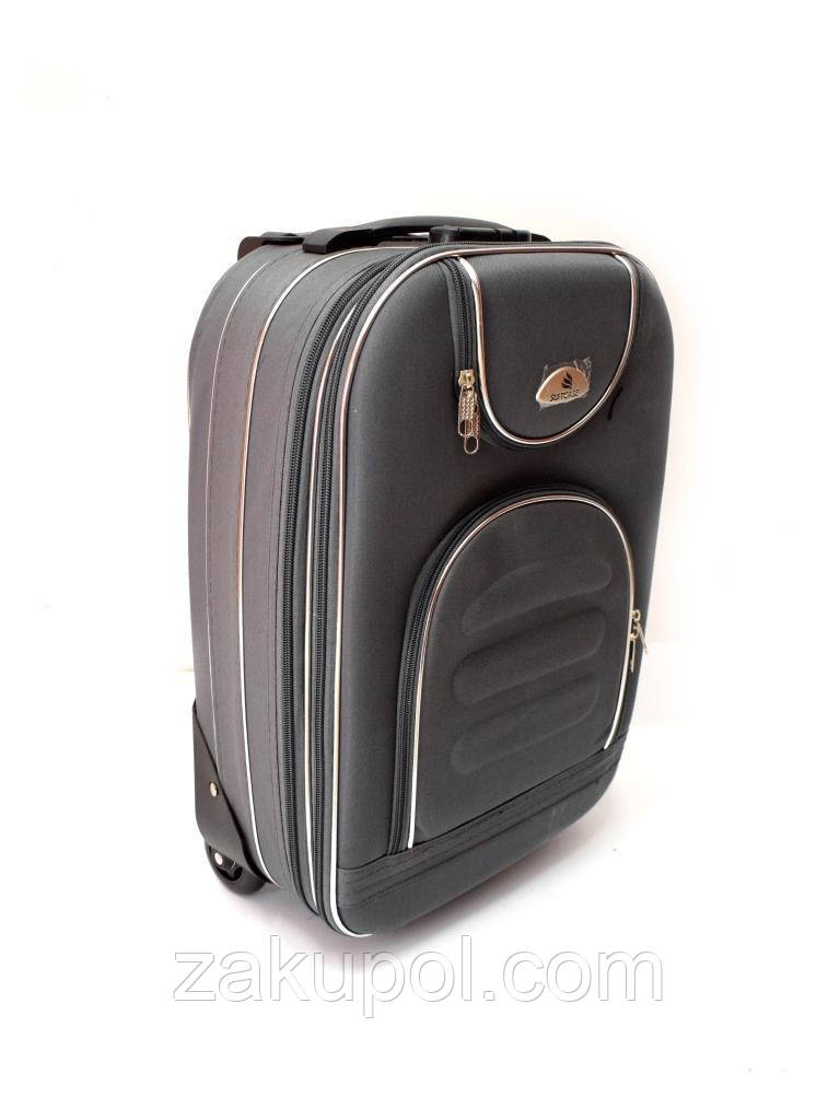 Валіза Suitcase 801 A, міні (ручна поклажа) Сіра